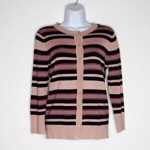 Halogen - Striped Cardigan Sweater - XS
